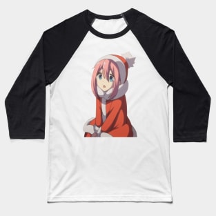 Nadeshiko Santa Baseball T-Shirt